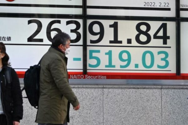 Asia markets fall as strain among Ukraine and Russia increases